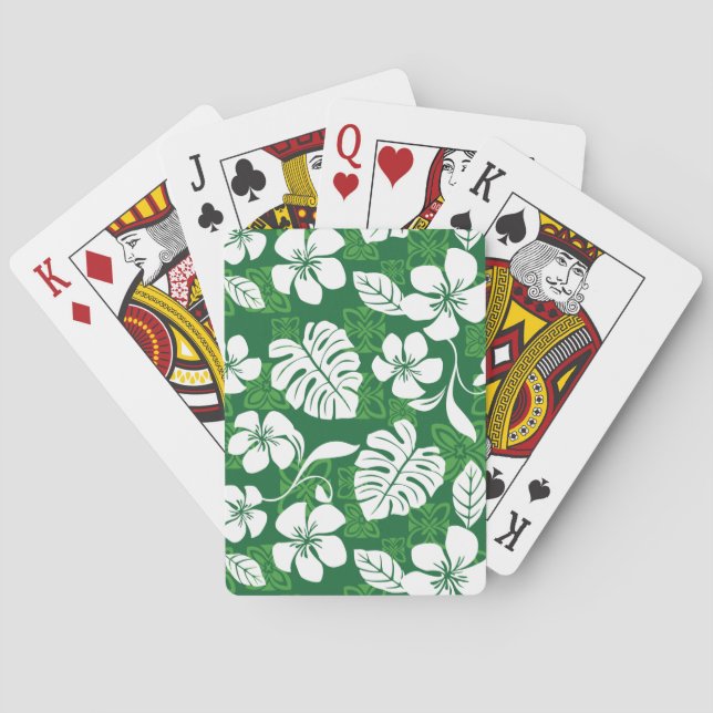 ALOHA FRIDAY (GREEN) PLAYING CARDS (Back)