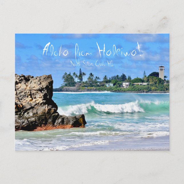 Aloha From Haleiwa Postcard (Front)