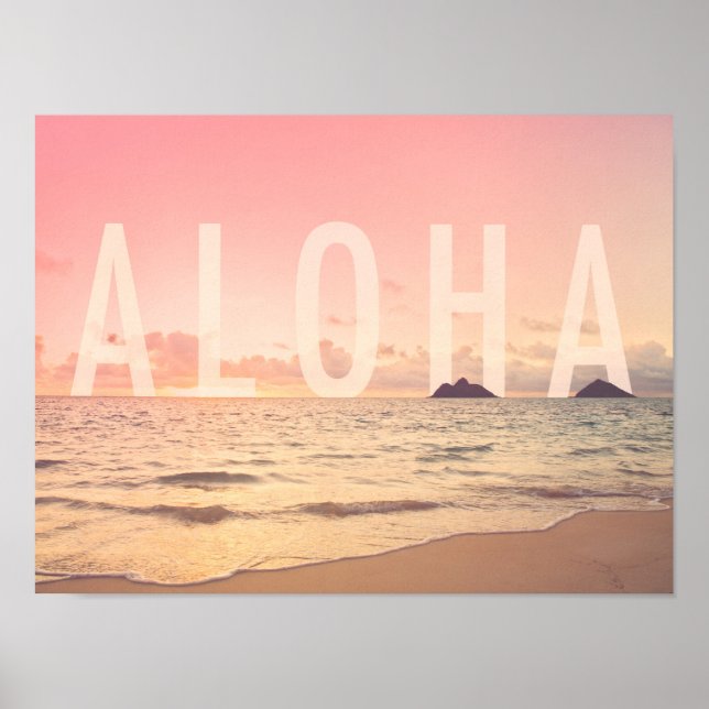 Aloha from Hawaii Art Print (Front)