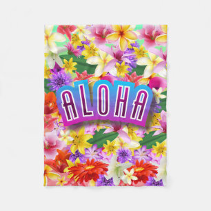 Aloha From Hawaii! Fleece Blanket
