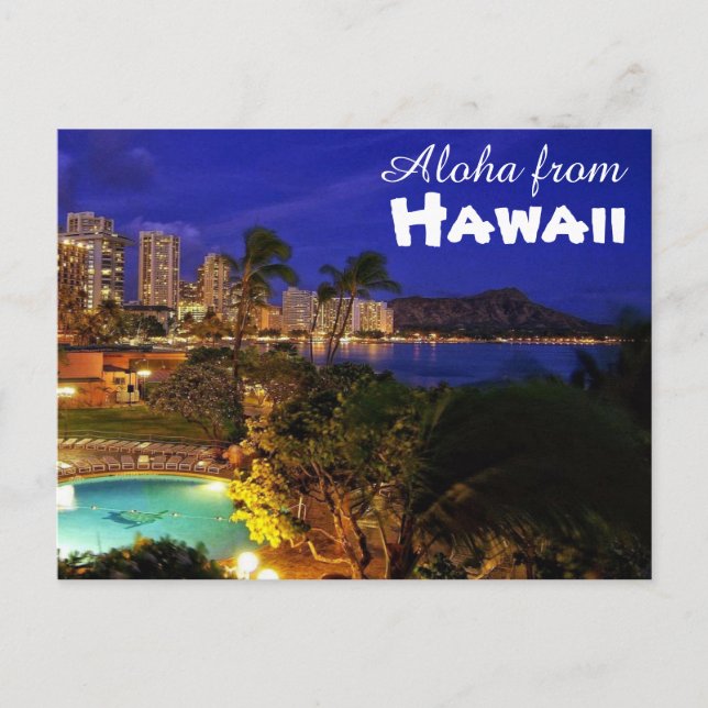 Aloha from Hawaii Postcard (Front)