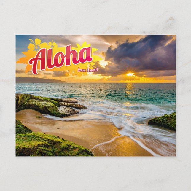 Aloha from Hawaii Postcard (Front)