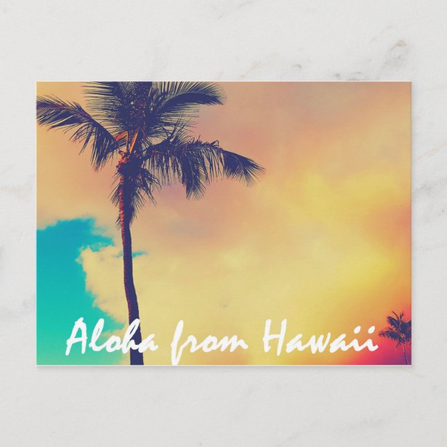Aloha from Hawaii Postcard (Front)