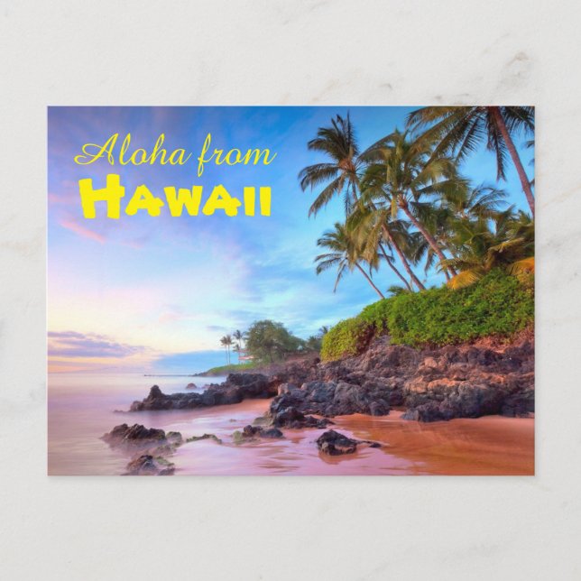 Aloha from Hawaii Postcard (Front)