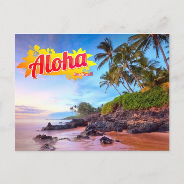 Aloha from Hawaii Postcard (Front)