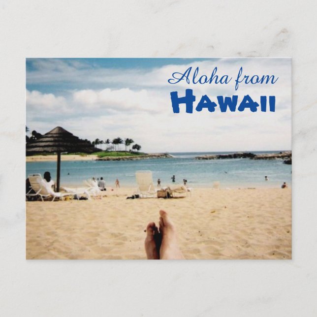 Aloha from Hawaii Postcard (Front)