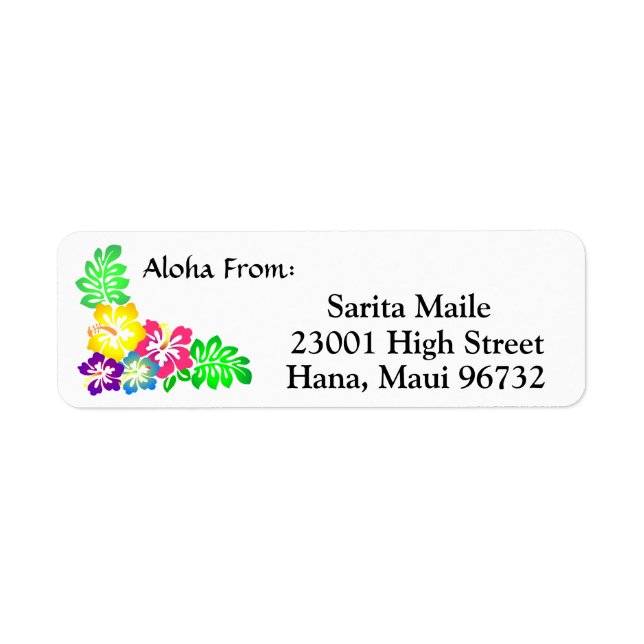Aloha From Tropical Hibiscus (Front)