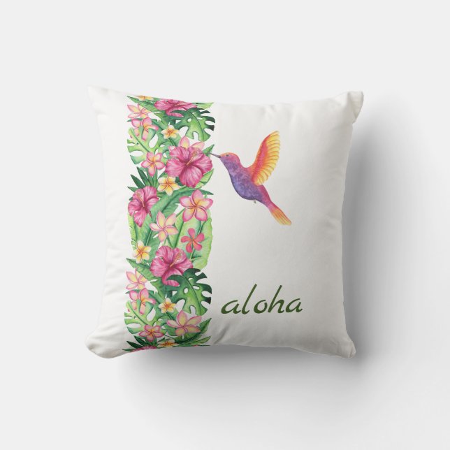 Aloha Garden Jardin Jeu Oreiller (Recto)