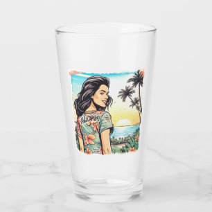 Aloha Girl Glass