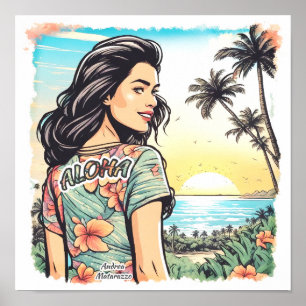 Aloha Girl Poster