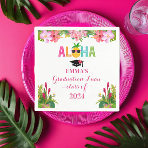Aloha Graduation Luau Class Of 2024 Napkin