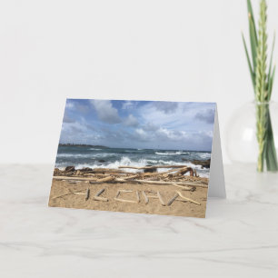 aloha greeting card