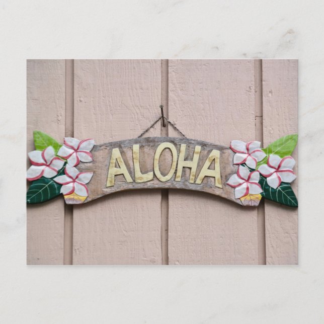 Aloha Greeting Postcard (Front)