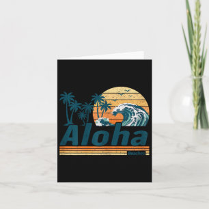 Aloha Group Matching Family Vacation Summer Card