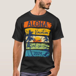 Aloha Hawaii 2024 Summer Vacation Matching Group T-Shirt