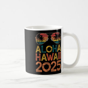 Aloha Hawaii 2025 Perfect For Summer Trip Beach Li Coffee Mug