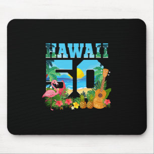 Aloha Hawaii 50th Birthday Hawaii Tropical Hawaiia Mouse Pad
