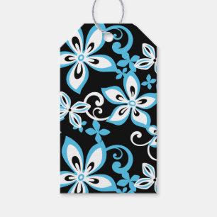 ALOHA HAWAII (BLACK/BLUE) GIFT TAGS