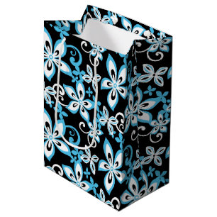 ALOHA HAWAII (BLACK/BLUE) MEDIUM GIFT BAG