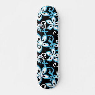 ALOHA HAWAII (BLACK/BLUE) SKATEBOARD