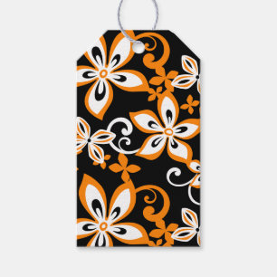 ALOHA HAWAII (BLACK/ORANGE) GIFT TAGS