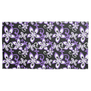 ALOHA HAWAII (BLACK/PURPLE) PILLOWCASE