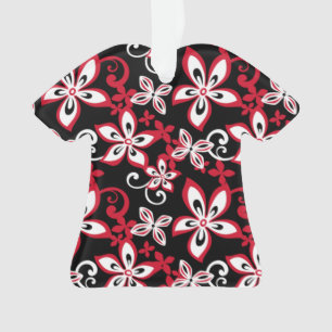 ALOHA HAWAII (BLACK/RED) ORNAMENT