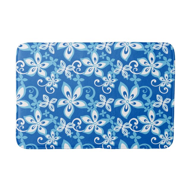 ALOHA HAWAII (BLUES) Bath Mat (Front)