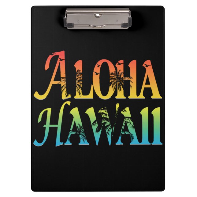 Aloha Hawaii Clipboard (Front)