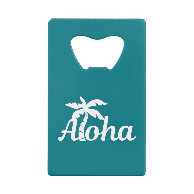 Aloha Hawaii Credit Card Bottle Opener (Front)