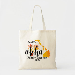 Aloha Hawaii Family Group Matching Vacation 2022 Tote Bag