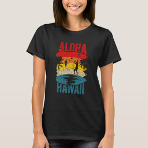 Aloha Hawaii Family Trip 2023 Surfing Tourism Meme T-Shirt