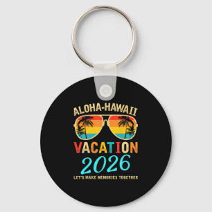 Aloha Hawaii Family Trip 2026 Making Memories Vaca Keychain