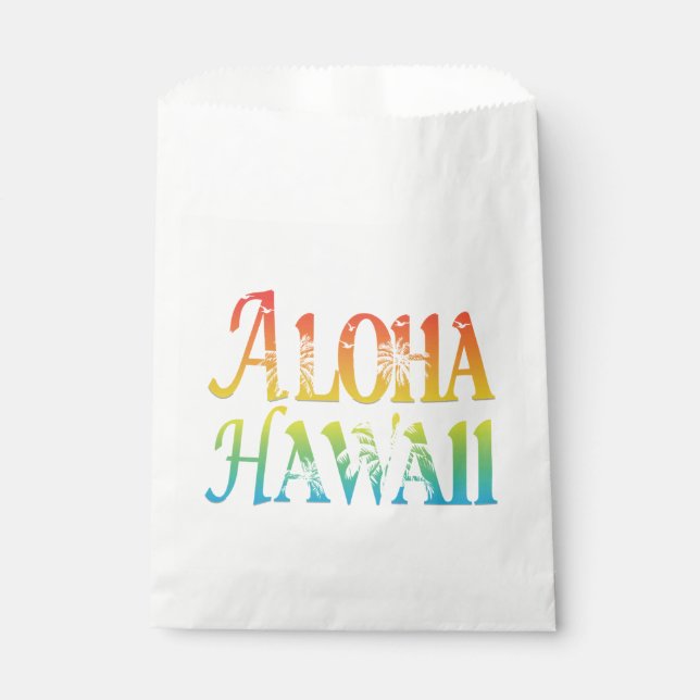 Aloha Hawaii Favour Bag (Front)
