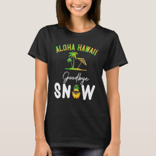 Aloha Hawaii From The Island Feel The Aloha Flowe T-Shirt