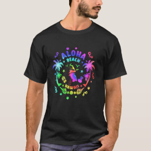 Aloha Hawaii from the island Tie Dye Family Trip V T-Shirt