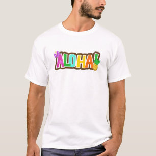 Aloha Hawaii Hawaiian Island Surfing Tropical T-Shirt
