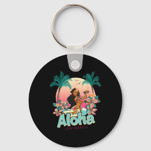 Aloha Hawaii Hawaiian Paradise Island Beach Vacati Keychain