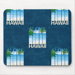 Aloha Hawaii Island Summer Islands Mouse Pad