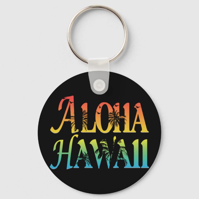 Aloha Hawaii Keychain (Front)