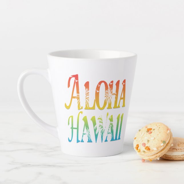 Aloha Hawaii Latte Mug (In Situ)