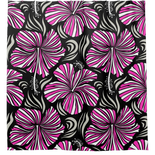 Aloha Hawaii, Luau Party invitation on black backg (Front)