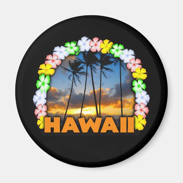 Aloha Hawaii Magnet (Front)