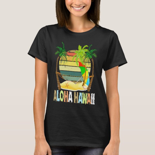 Aloha Hawaii matching Hawaiian outfits for the fam T-Shirt (Front)
