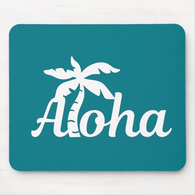 Aloha Hawaii Mouse Pad (Front)