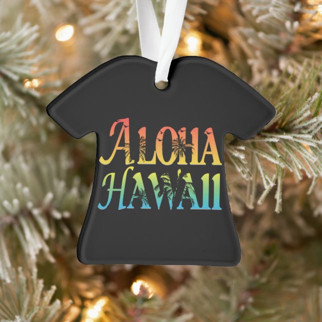 Aloha Hawaii Ornament (Tree)