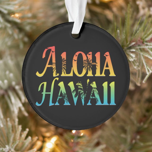Aloha Hawaii Ornament (Tree)