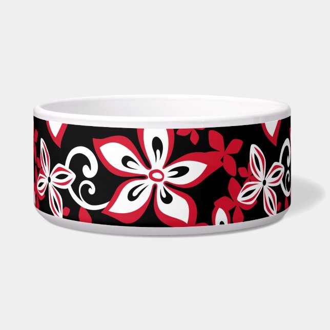 ALOHA HAWAII PATTERN BLACK/RED (Front)