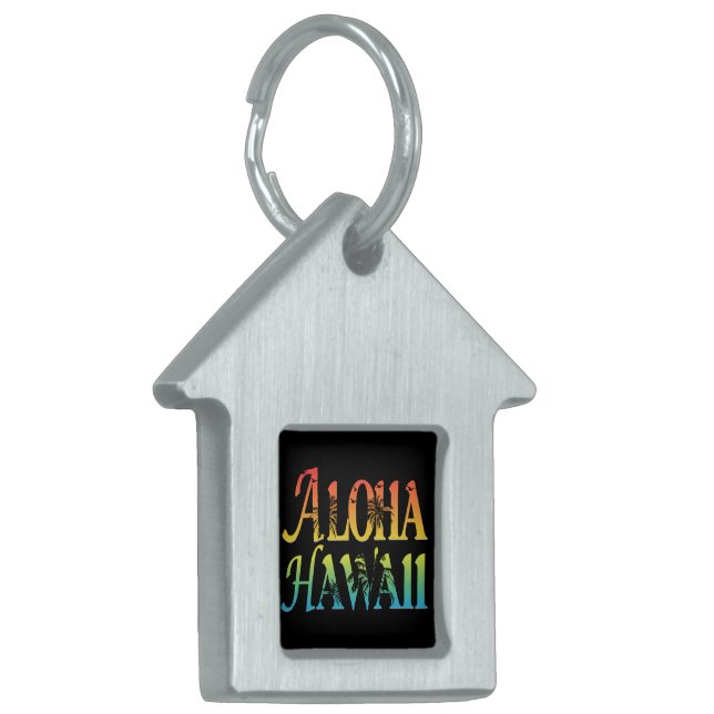 Aloha Hawaii Pet ID Tag (Front Left)