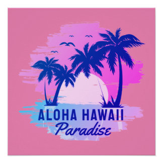 aloha hawaii poster